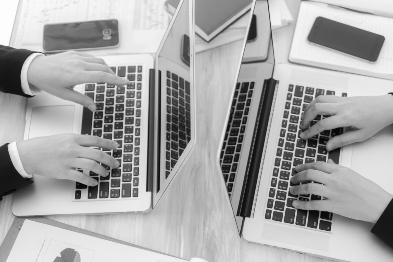 Professional analyzing financial charts and data